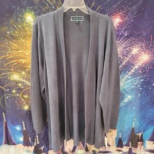 Karen Scott Open-Front Cardigan Sweater